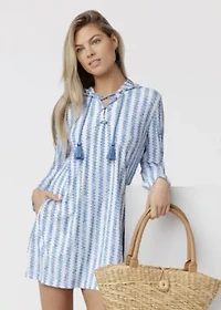 Short Sleeve Shift Dress