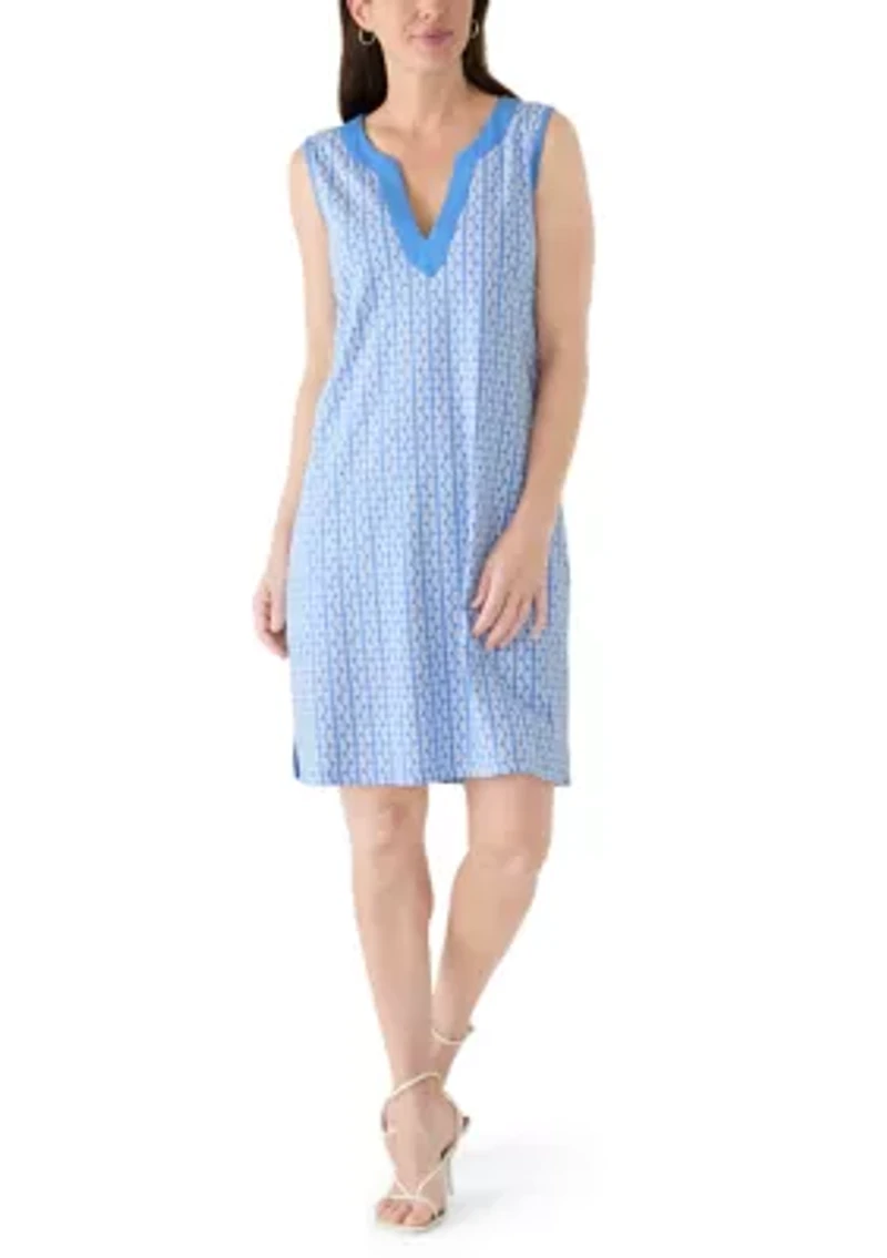 Women's Sleeveless Split Neck Coverup Dress