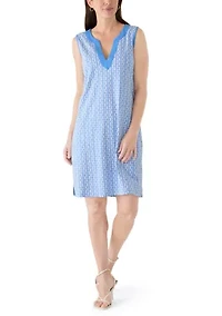 Women's Sleeveless Split Neck Coverup Dress