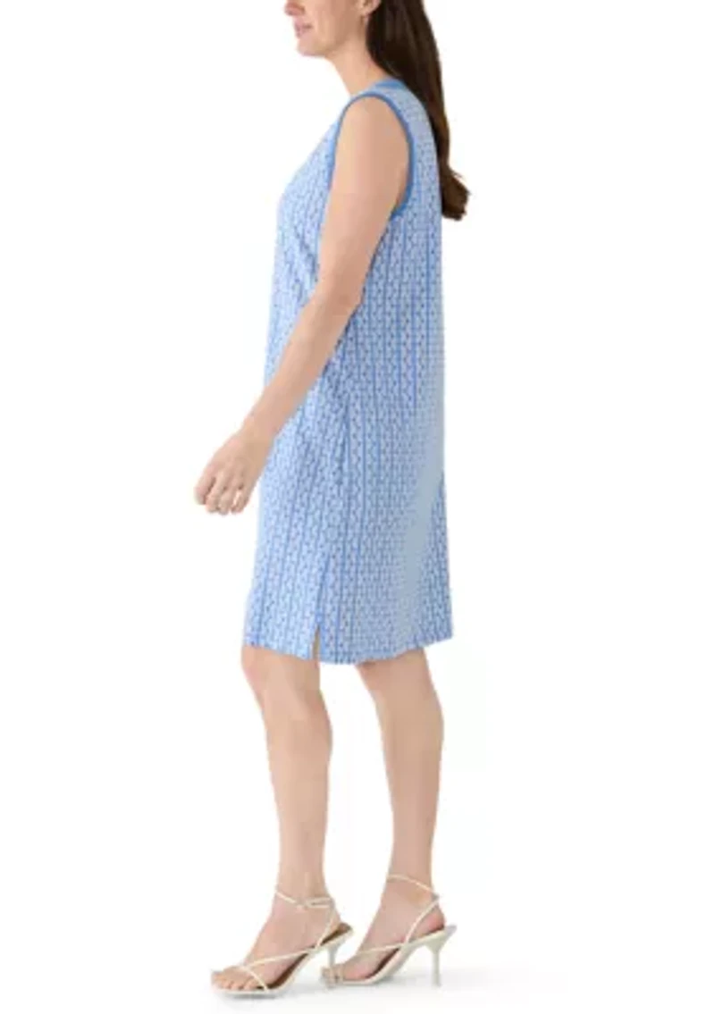 Women's Sleeveless Split Neck Coverup Dress