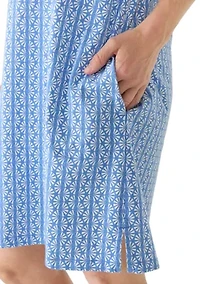 Women's Sleeveless Split Neck Coverup Dress