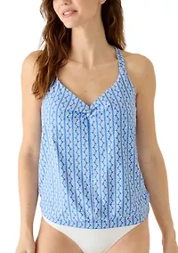 Ring Back Blouson Tankini