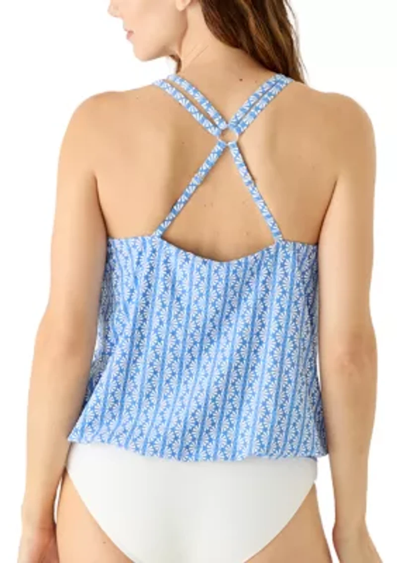 Ring Back Blouson Tankini
