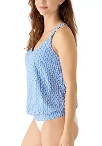 Ring Back Blouson Tankini