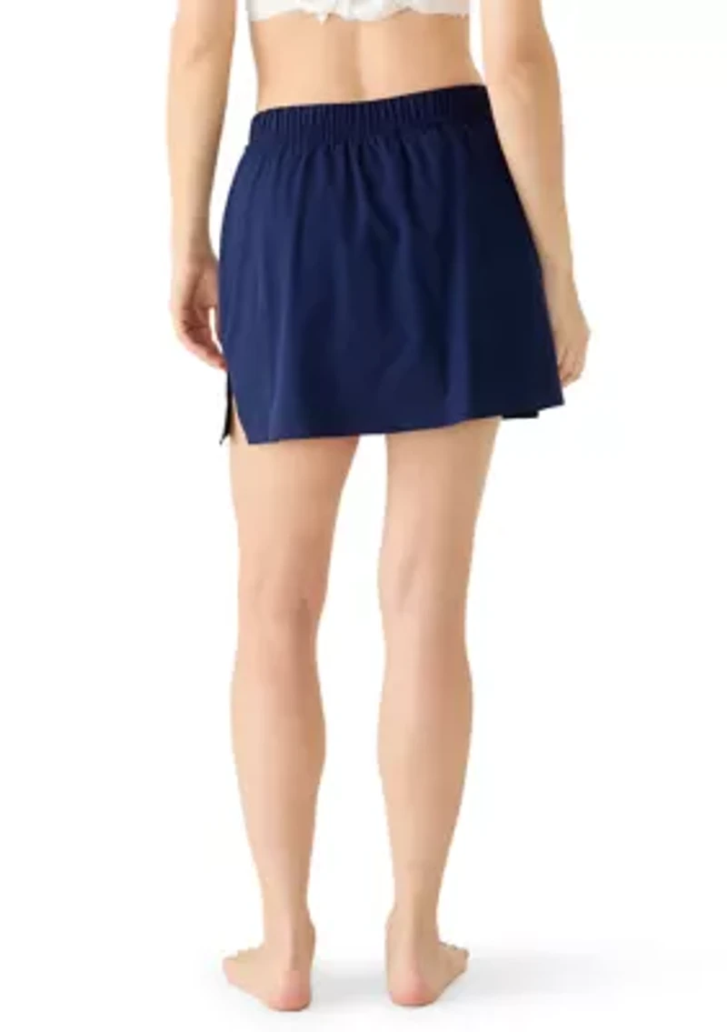 Woven Swim Skort