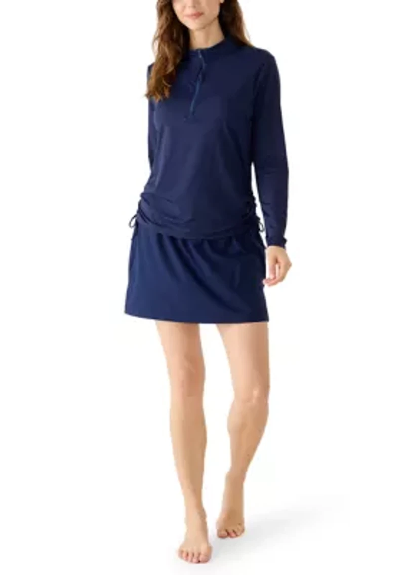 Woven Swim Skort