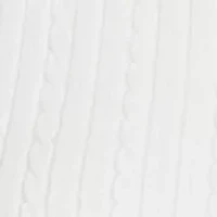 Women's Short Sleeve Cable Cardigan