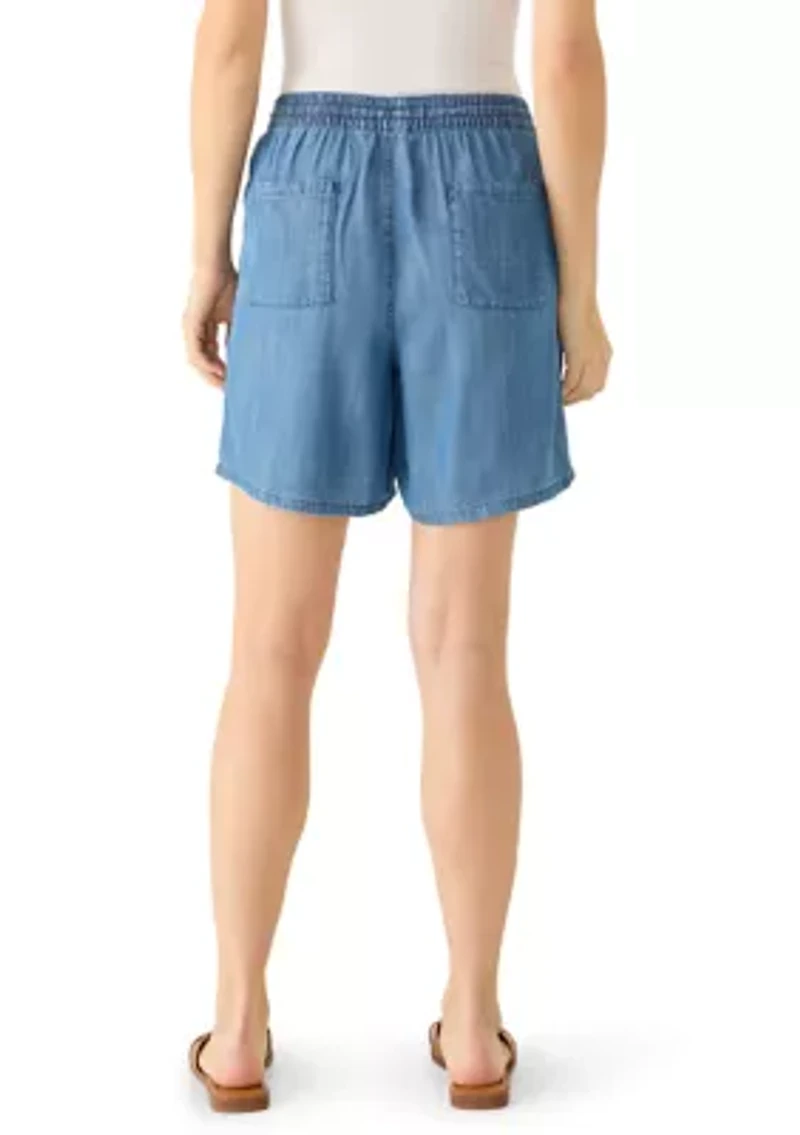 Women's Lyocell Pull On 7" Shorts
