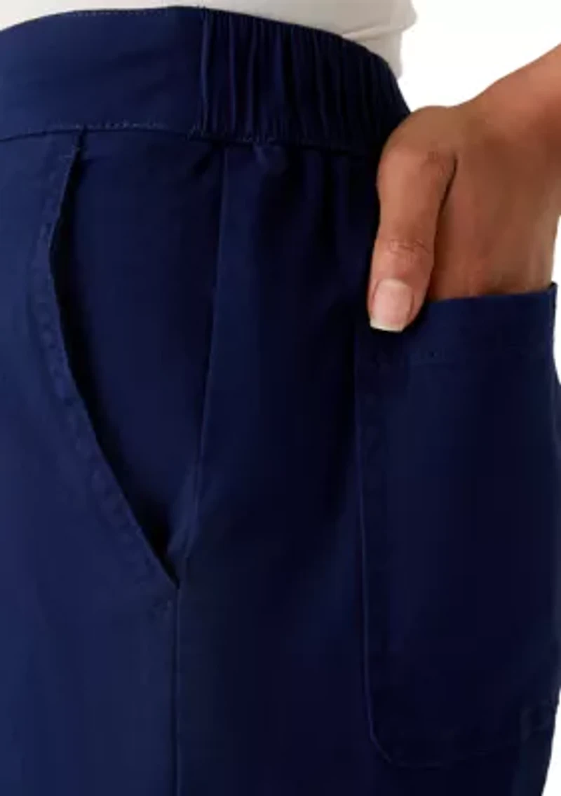 Women's Elastic Back 9" Chino Shorts