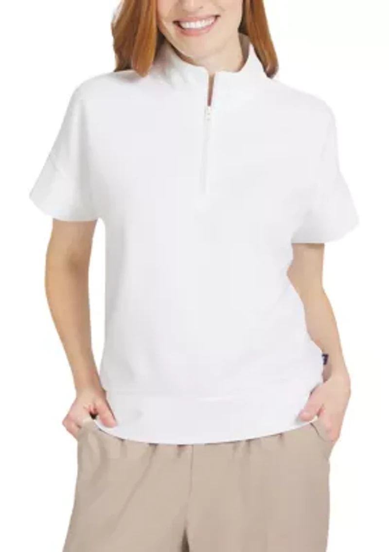 Women's 1/4 Zip Dolman Pullover