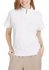 Women's 1/4 Zip Dolman Pullover