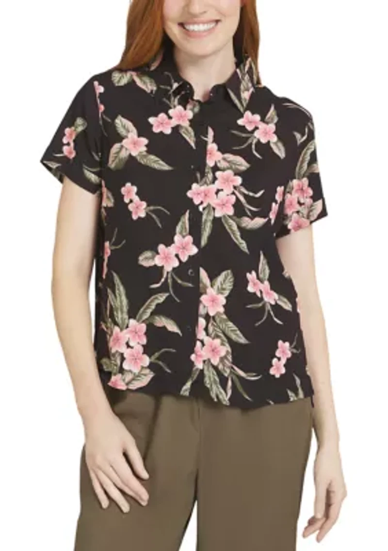 Women's Short Sleeve Cabana Shirt