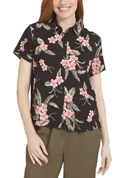 Women's Short Sleeve Cabana Shirt