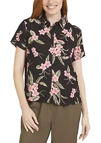Women's Short Sleeve Cabana Shirt