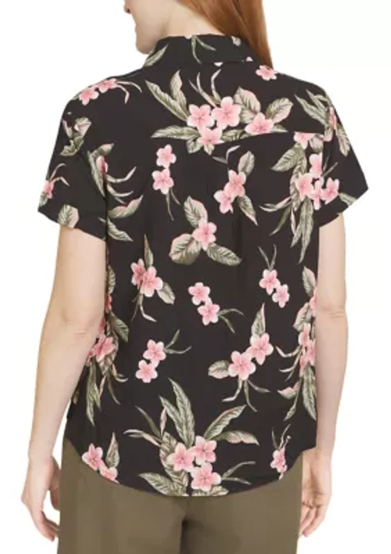 Women's Short Sleeve Cabana Shirt