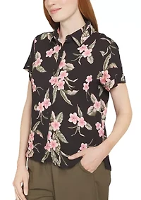 Women's Short Sleeve Cabana Shirt