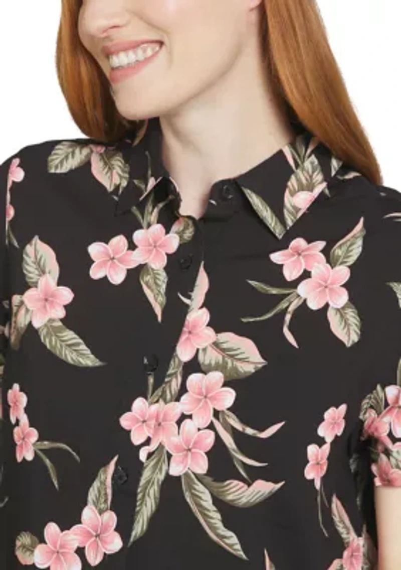 Women's Short Sleeve Cabana Shirt