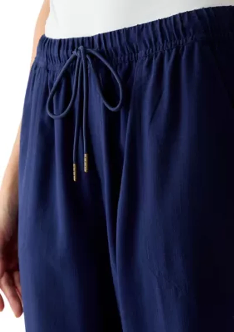 Women's Straight Leg Drapey Trousers