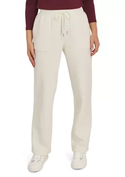 Women's Pants with Quilted Trim