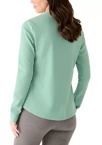 Women's Waffle Henley