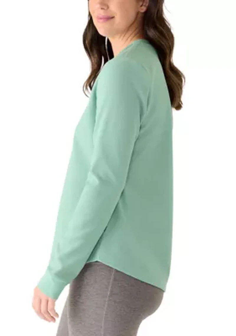 Women's Waffle Henley