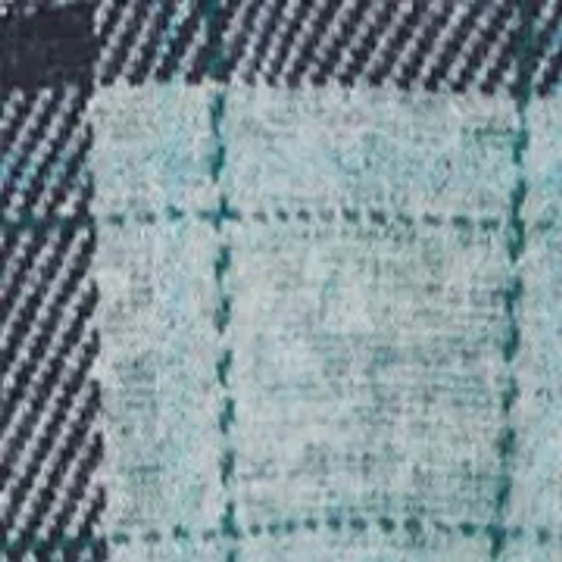 Plus Cozy Knit Stretch Button Down Shirt