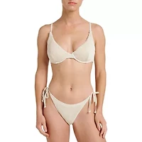 Kendal Solid Tie Bikini Bottom
