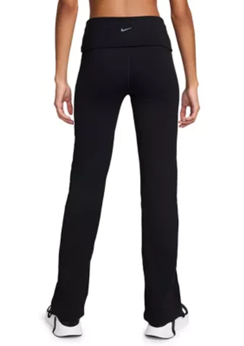 Women's Dri-FIT High-Waisted Fold-Over Pants