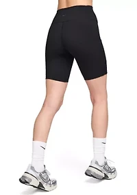 Women's High-Waisted Biker Shorts with Pockets