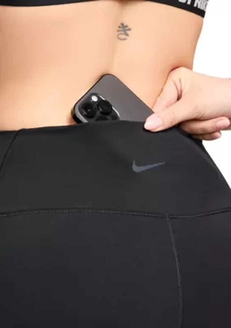 Women's High-Waisted Biker Shorts with Pockets
