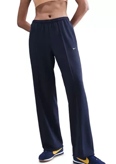 Women's Chill Terry Mid-Rise French Open-Hem Sweatpants