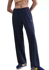 Women's Chill Terry Mid-Rise French Open-Hem Sweatpants