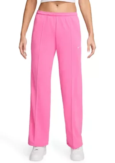 Women's Chill Terry Mid-Rise French Open-Hem Sweatpants