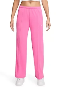 Women's Chill Terry Mid-Rise French Open-Hem Sweatpants