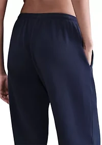 Women's Chill Terry Mid-Rise French Open-Hem Sweatpants