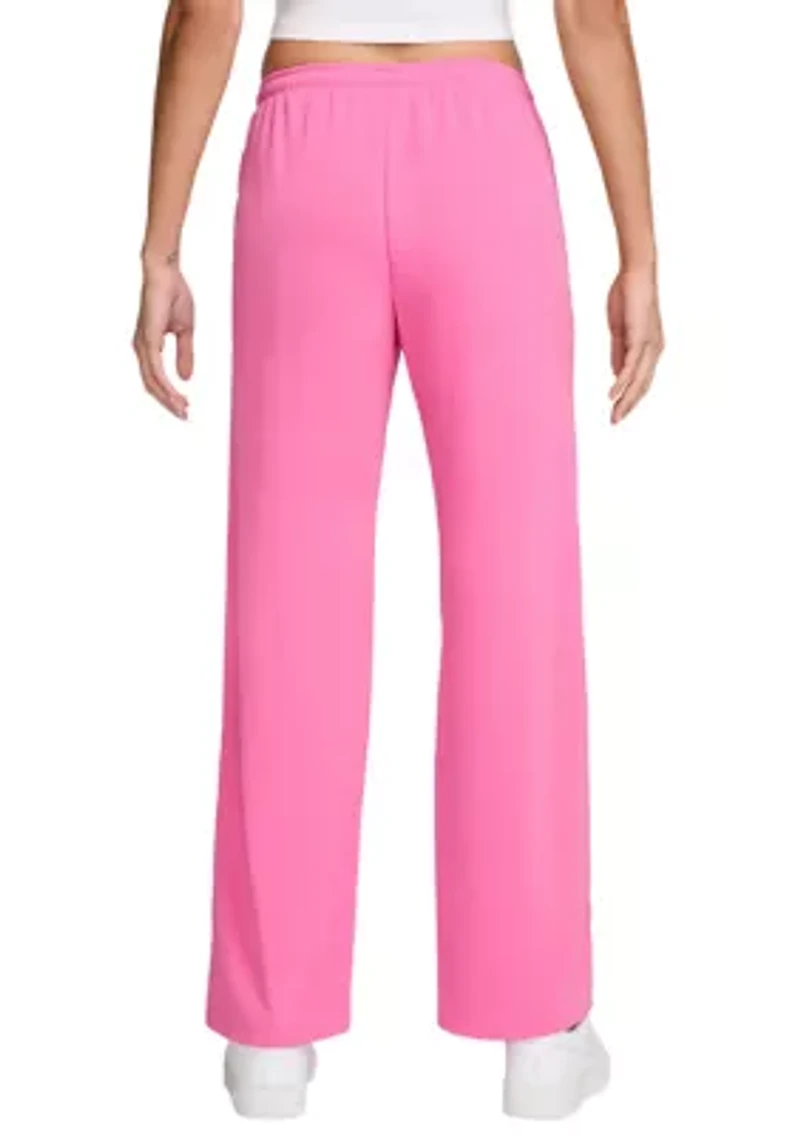 Women's Chill Terry Mid-Rise French Open-Hem Sweatpants