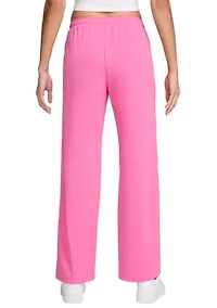 Women's Chill Terry Mid-Rise French Open-Hem Sweatpants
