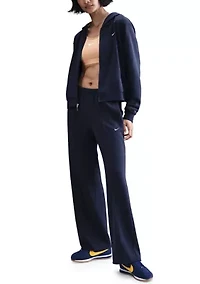 Women's Chill Terry Mid-Rise French Open-Hem Sweatpants