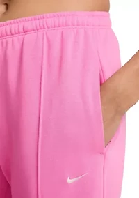 Women's Chill Terry Mid-Rise French Open-Hem Sweatpants