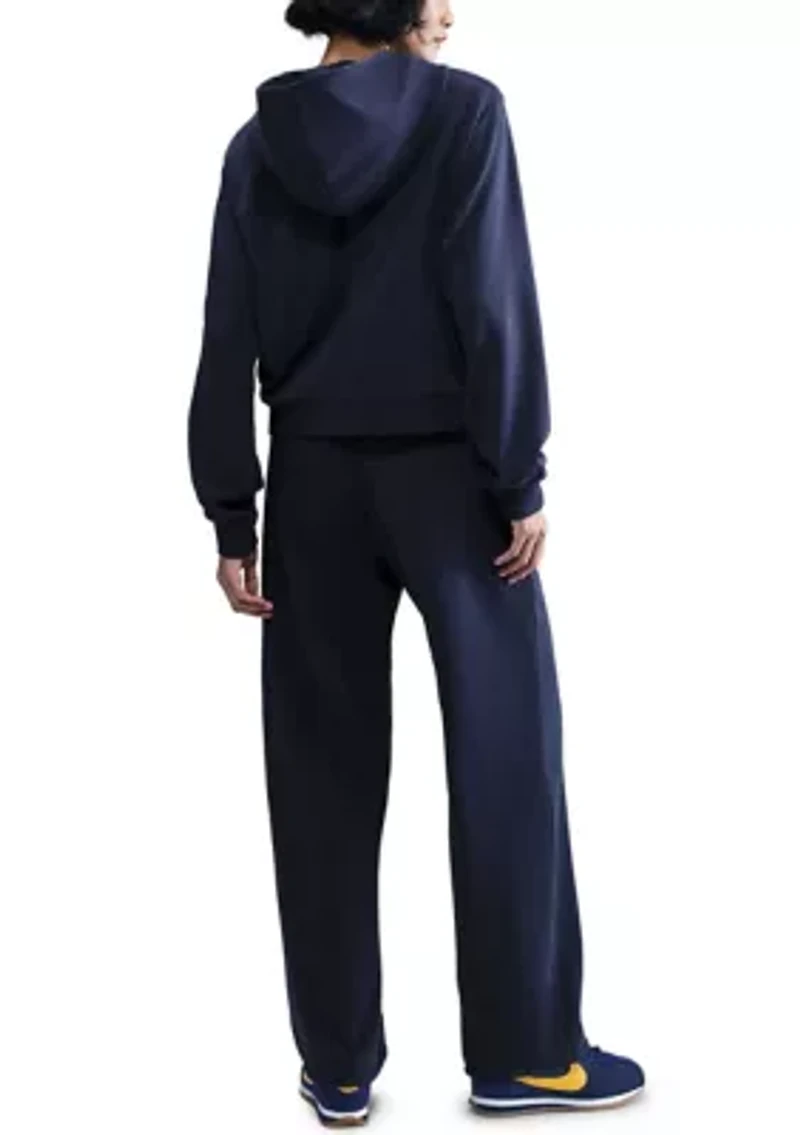 Women's Chill Terry Mid-Rise French Open-Hem Sweatpants