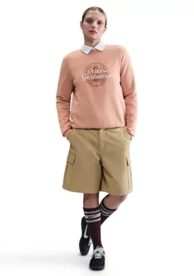 Sportswear Club Fleece Women's Graphic Crew-Neck Sweatshirt