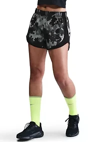 Women's Dri-FIT Tempo Mid-Rise 3" Brief-Lined Camo Running Shorts