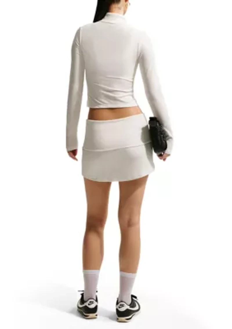 Women's Chill Knit Tight 1/4 Zip Long-Sleeve Ribbed Top
