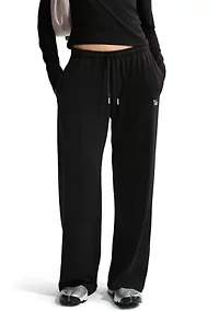Women's Mid-Rise Lightweight Open-Hem Pants