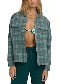Coastal Breeze Woven Long Sleeve Shirt