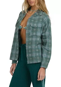 Coastal Breeze Woven Long Sleeve Shirt
