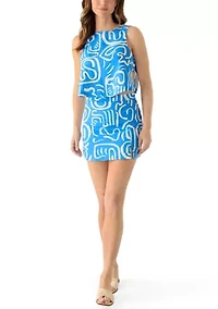 Women's Wave Washed Printed Skirt