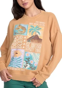 Oversized Pigment-Dyed Fleece Pullover