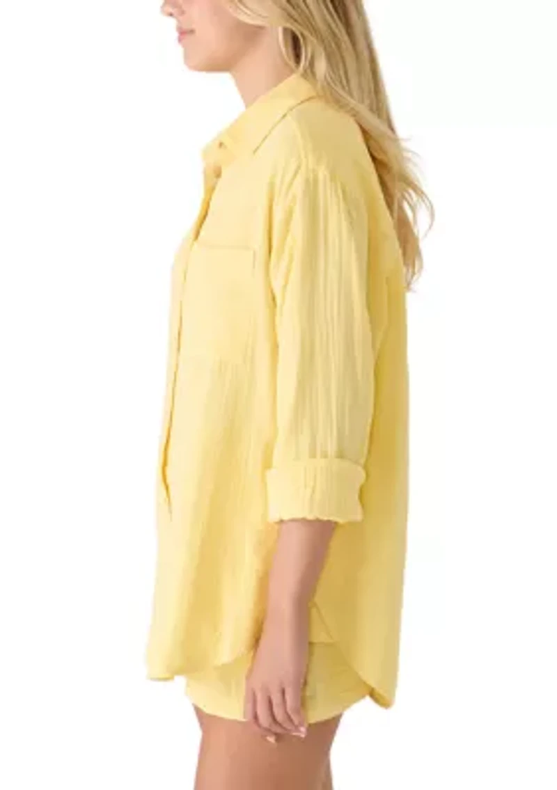 Women's Wanderer Long Sleeve Woven Top