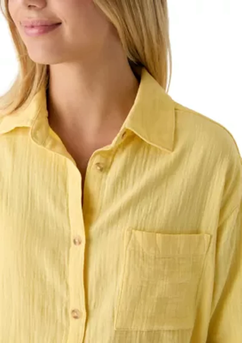 Women's Wanderer Long Sleeve Woven Top